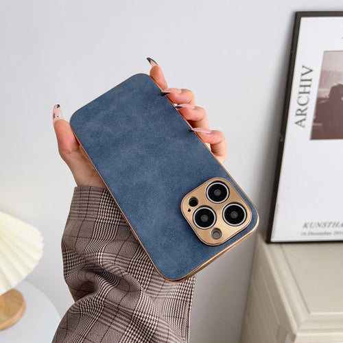 Suede Style Phone Case For Iphone
