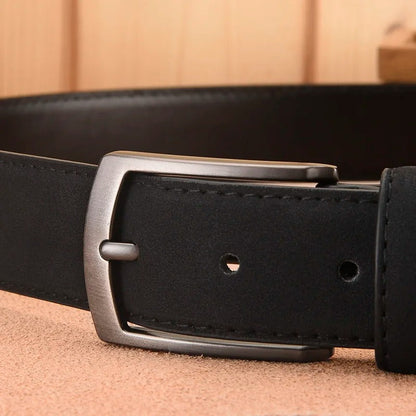 Suede belt for men