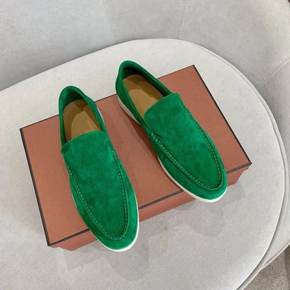 Suede leather style loafers for men