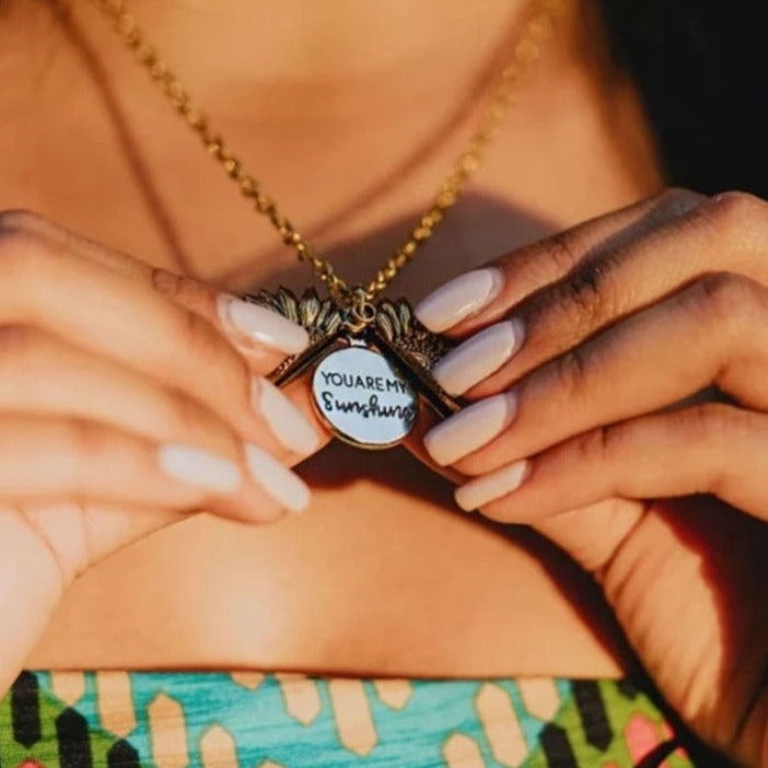 Sunflower Necklace