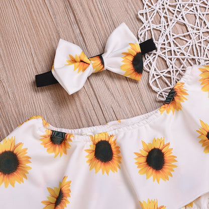 Sunflower outfit for children