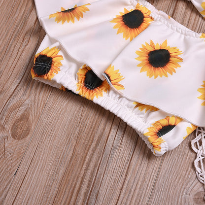Sunflower outfit for children