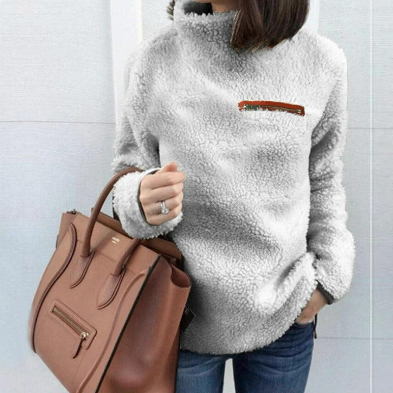 Super-soft turtleneck pullover