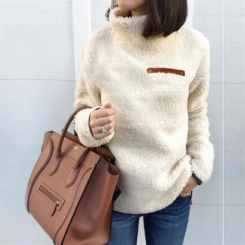 Super-soft turtleneck pullover