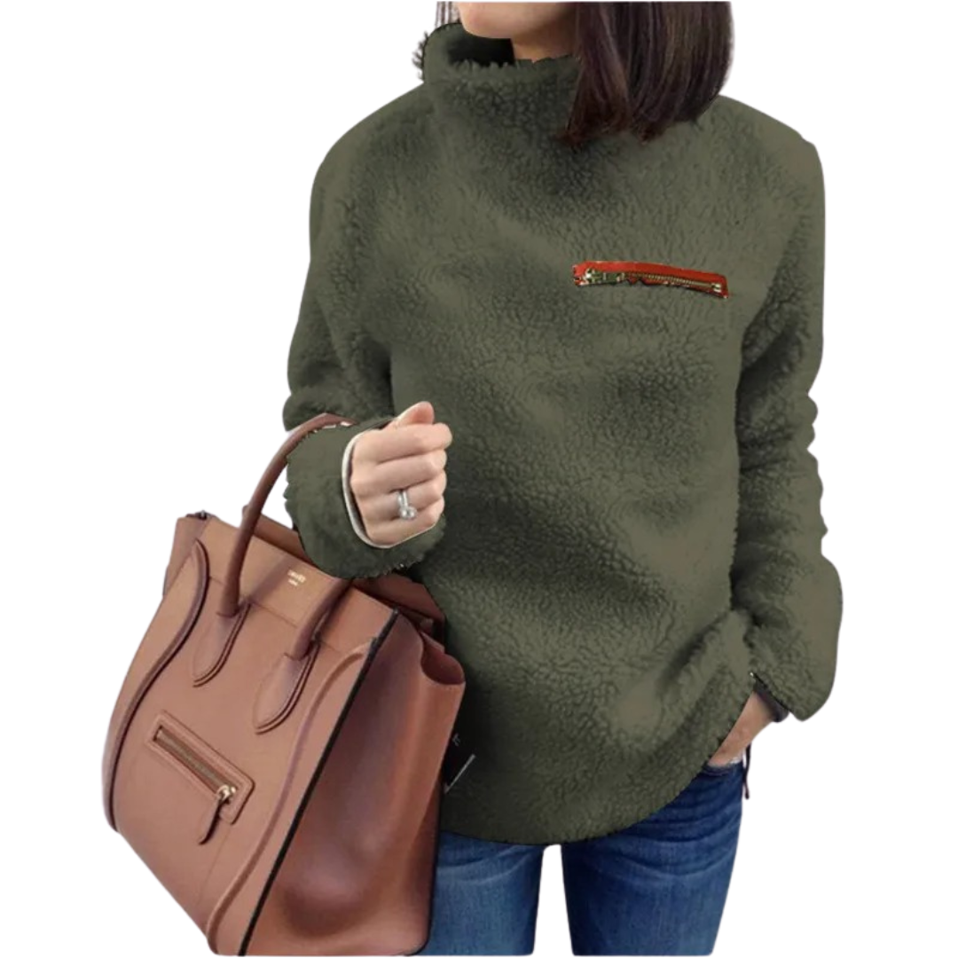 Super-soft turtleneck pullover