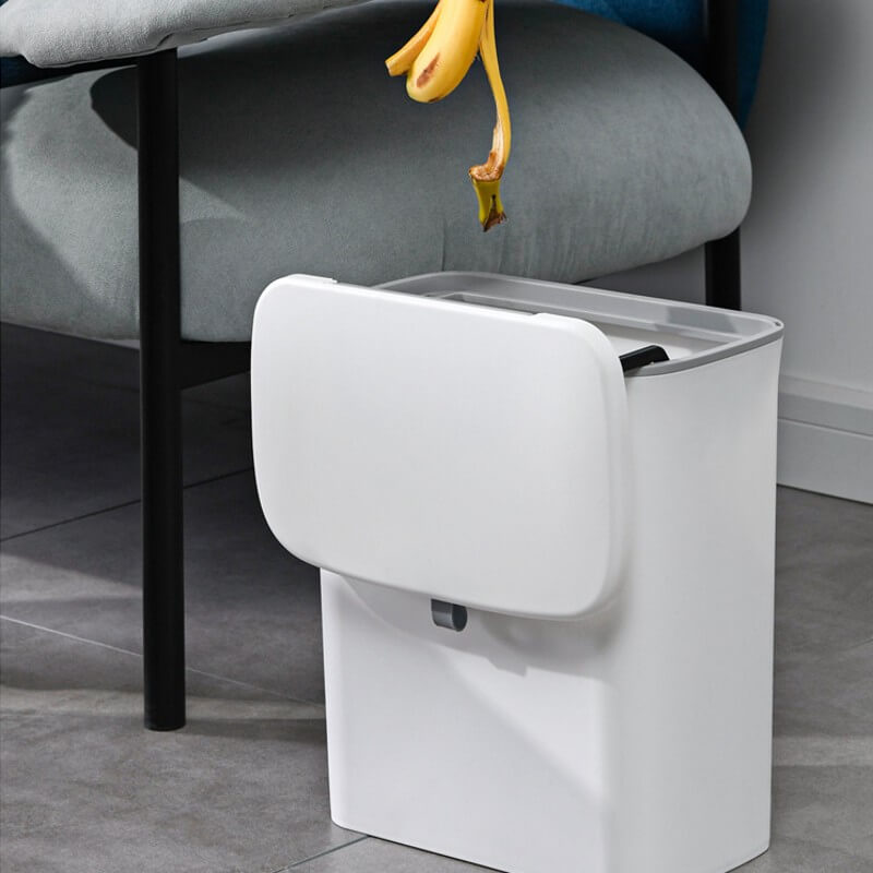Suspended Waste Bin with Lid