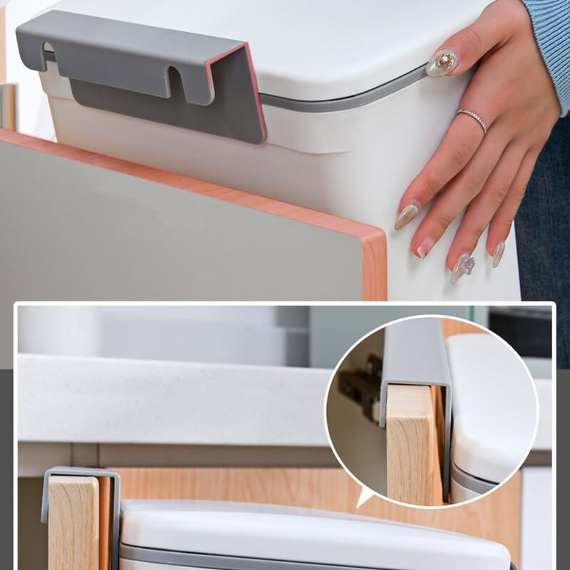 Suspended Waste Bin with Lid