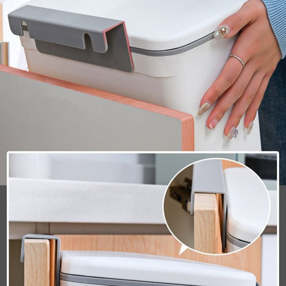 Suspended Waste Bin with Lid