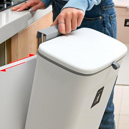 Suspended Waste Bin with Lid