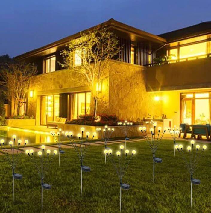 Swinging Fireflies Solar Outdoor Lighting