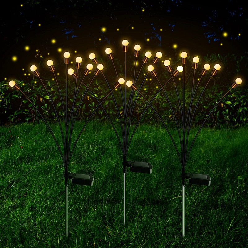 Swinging Fireflies Solar Outdoor Lighting