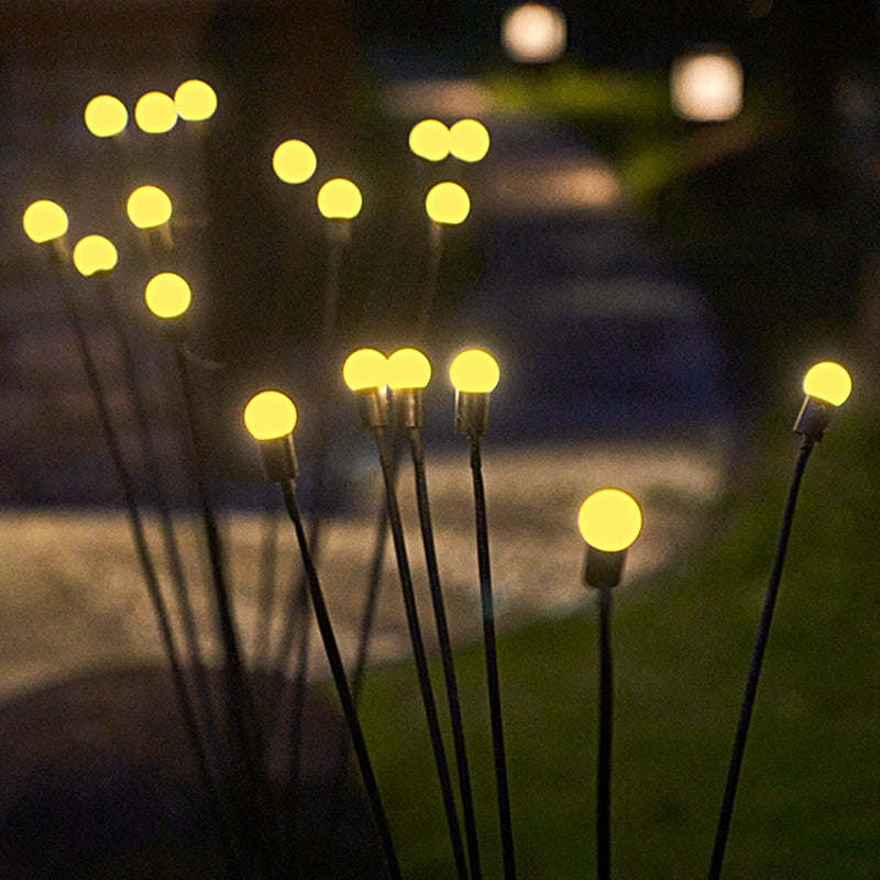 Swinging Fireflies Solar Outdoor Lighting