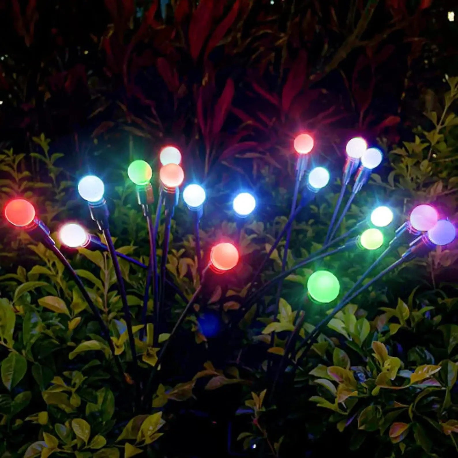Swinging Fireflies Solar Outdoor Lighting