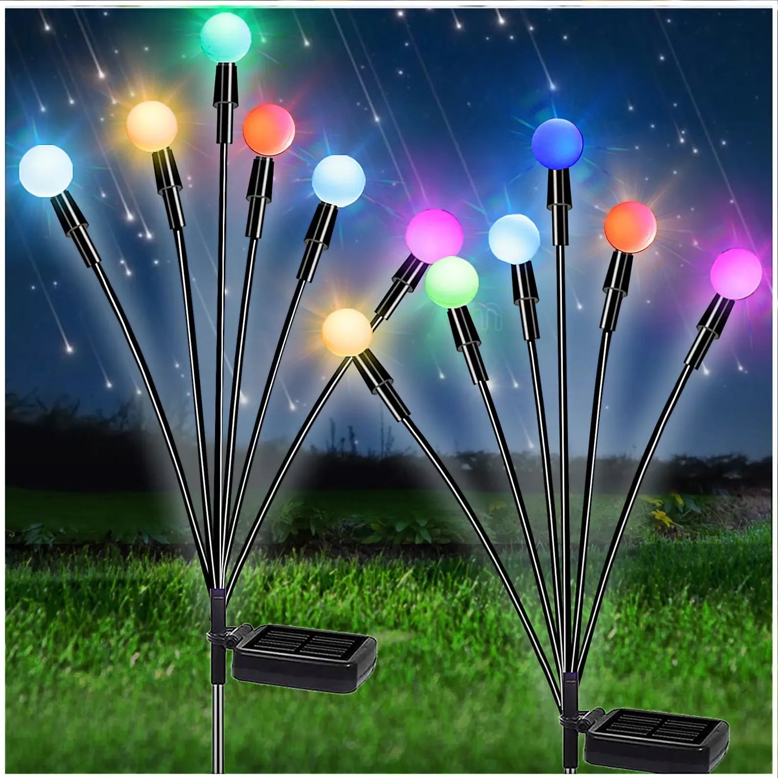 Swinging Fireflies Solar Outdoor Lighting
