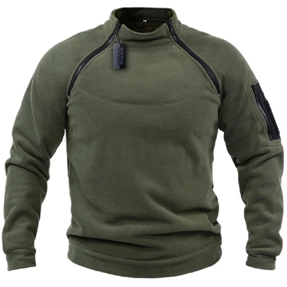 Tactical fleece jacket for men