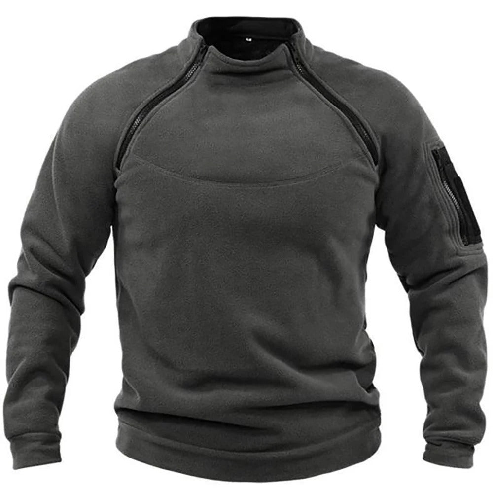 Tactical fleece jacket for men