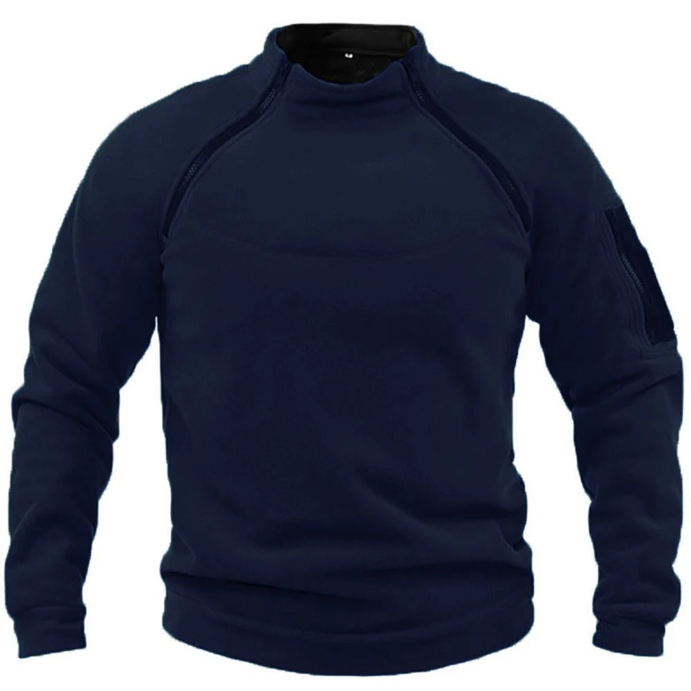 Tactical fleece jacket for men
