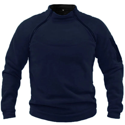 Tactical fleece jacket for men