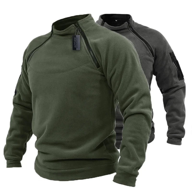 Tactical fleece jacket for men