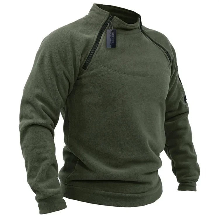Tactical fleece jacket for men