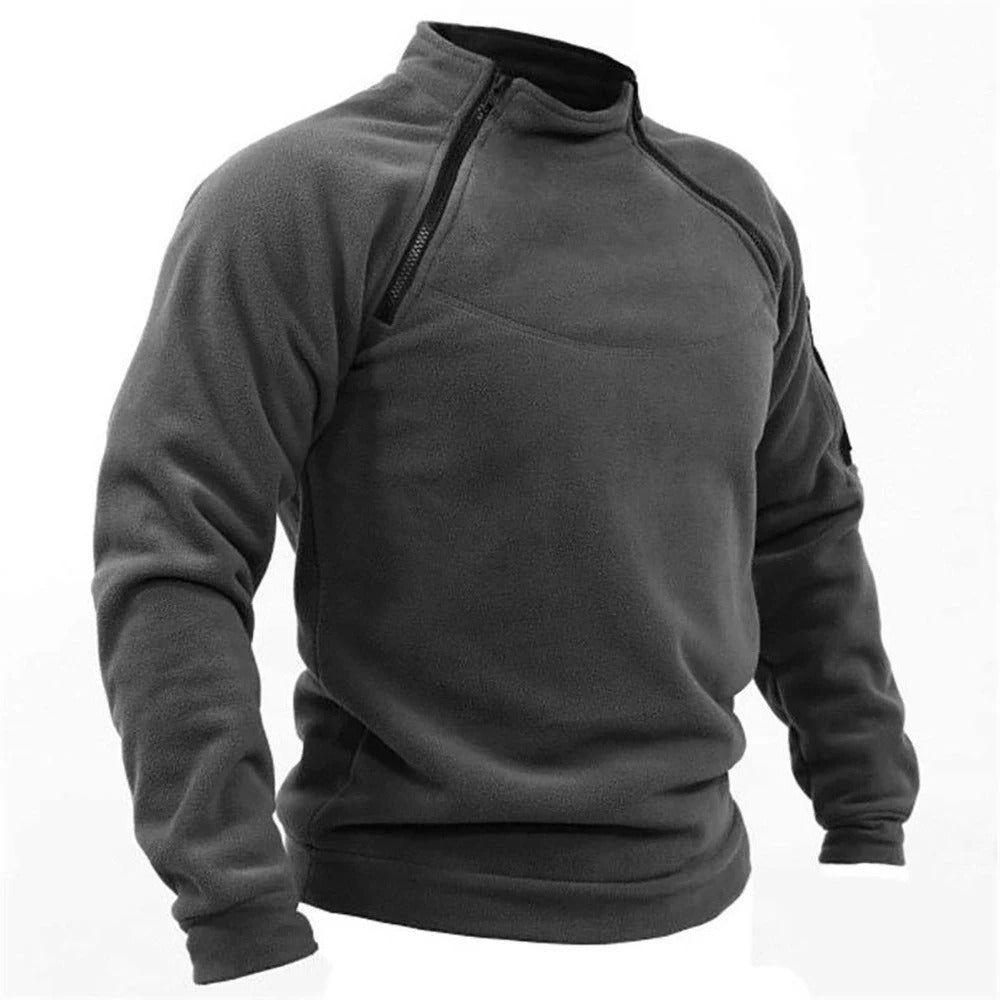Tactical fleece jacket for men