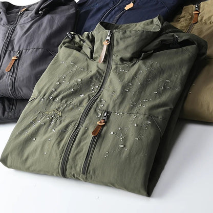 Tactical windbreaker jacket for men