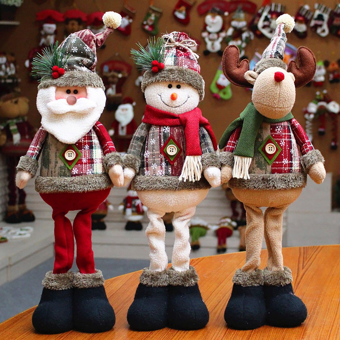 Telescopic Christmas doll
