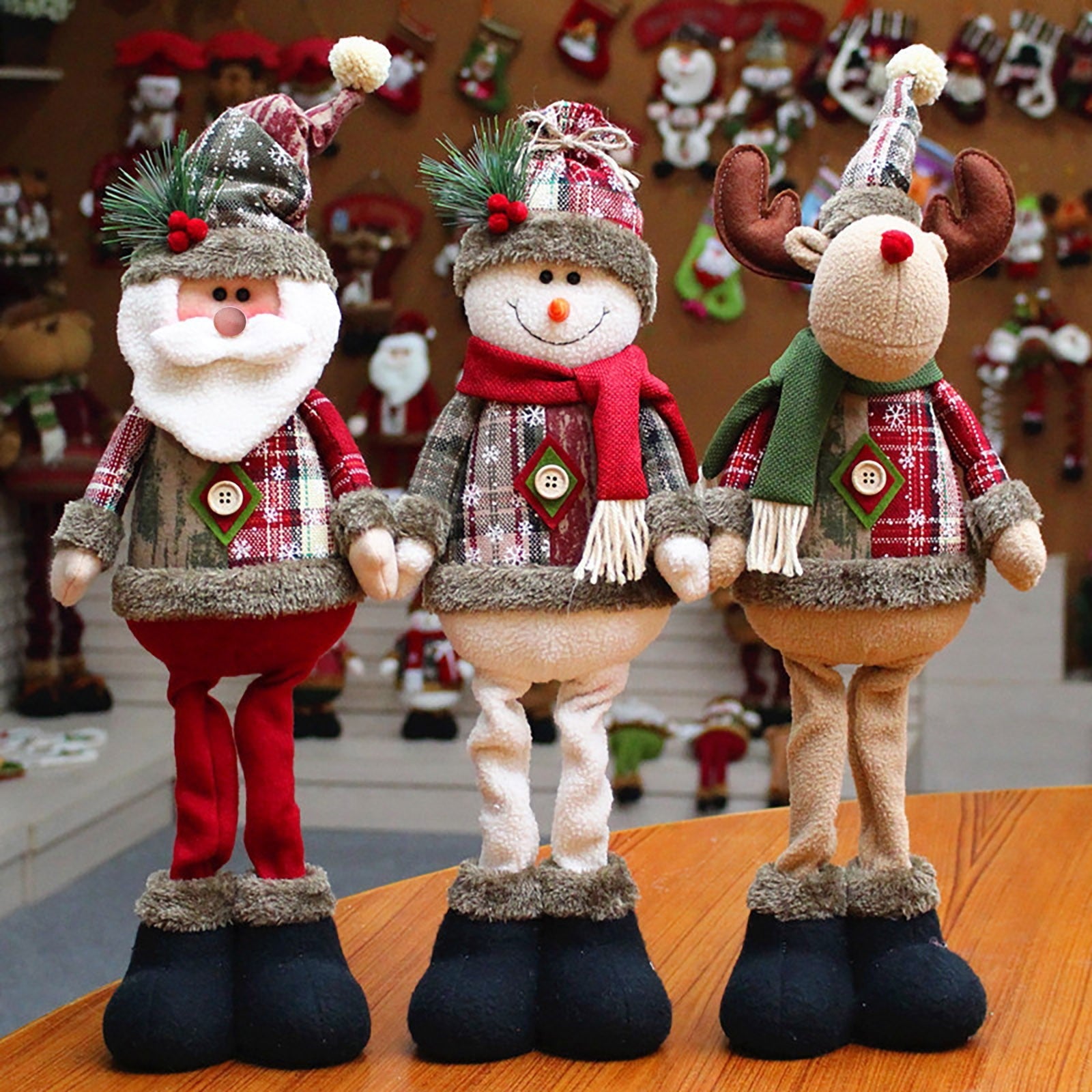 Telescopic Christmas doll