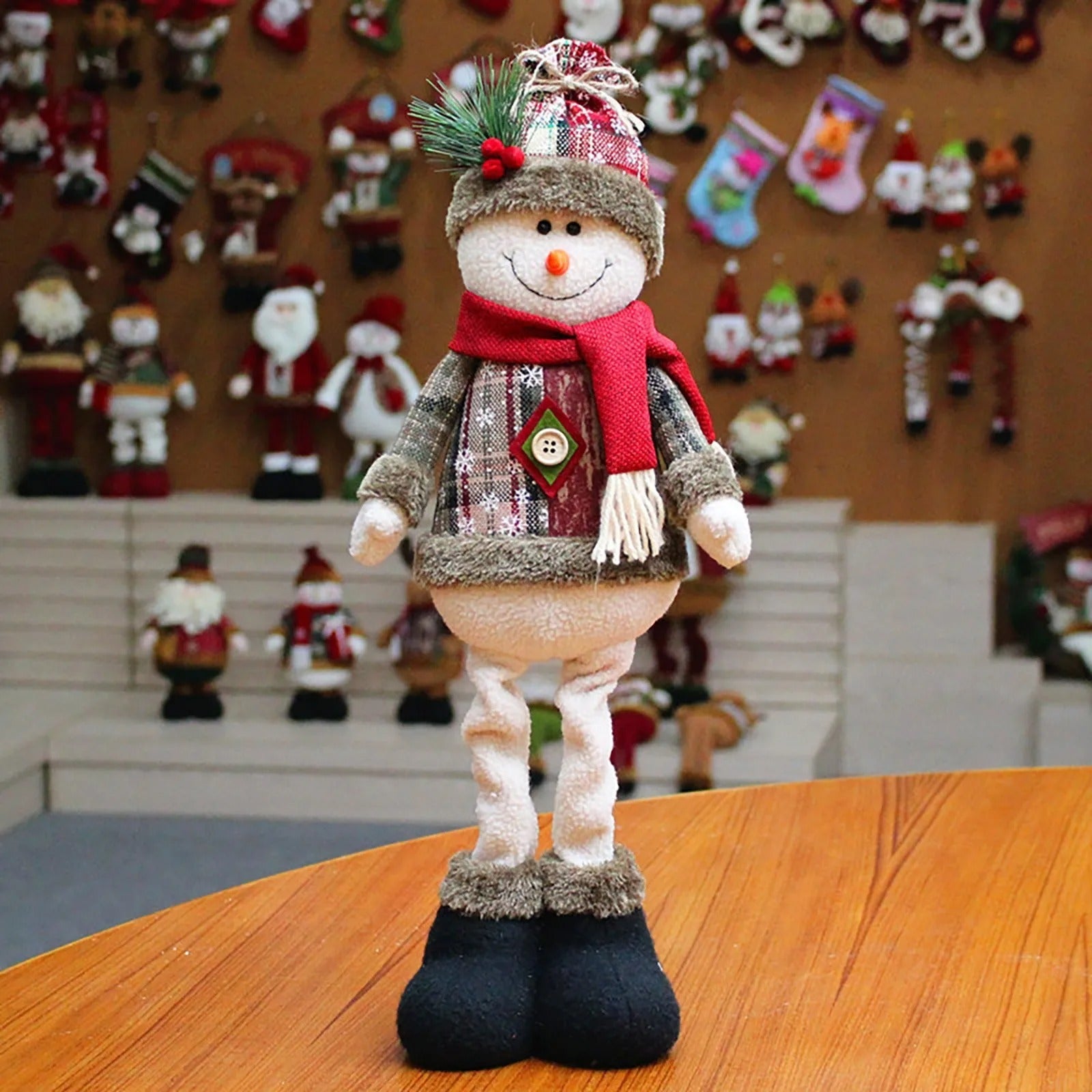 Telescopic Christmas doll