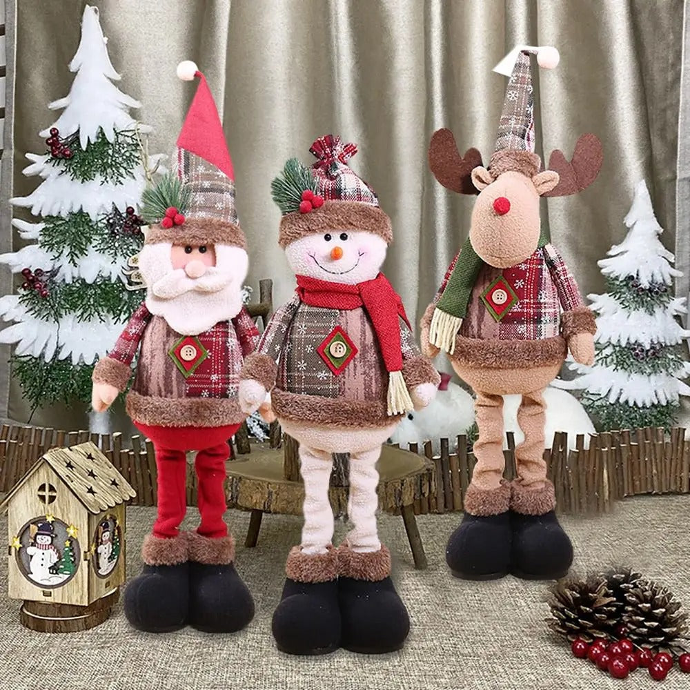 Telescopic Christmas doll