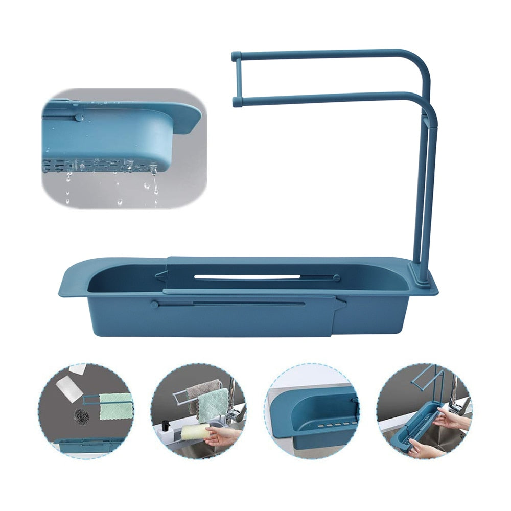 Telescopic Kitchen Drain Rack