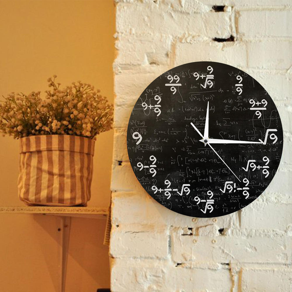 The 9S Mathematics Wall Clock