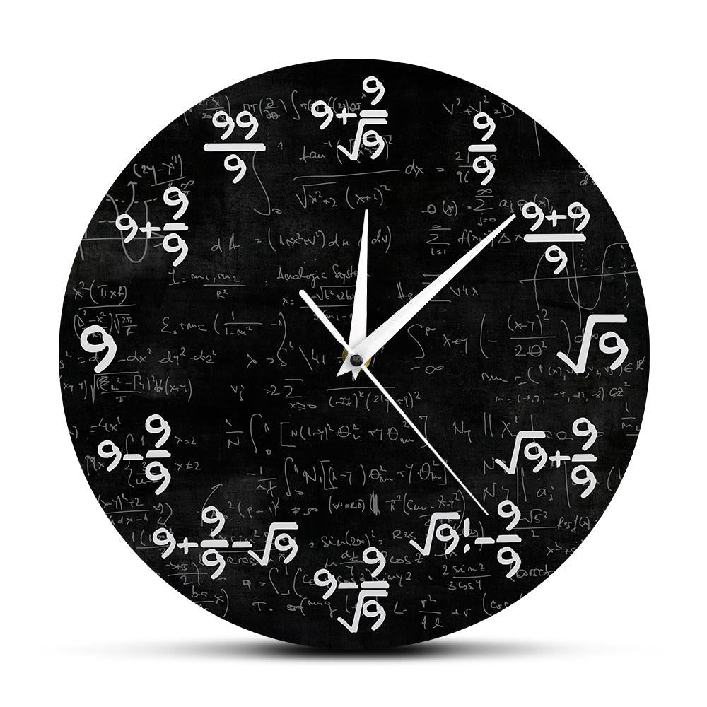 The 9S Mathematics Wall Clock
