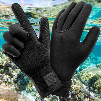 Thermal diving gloves