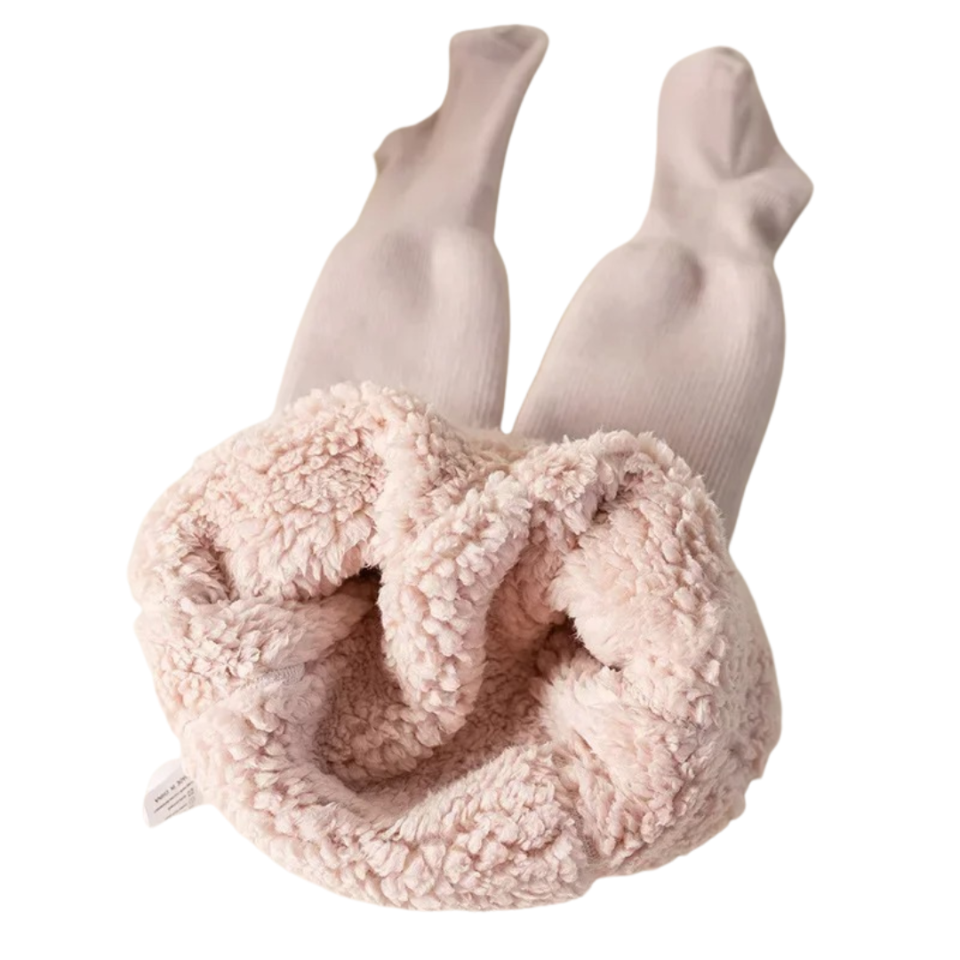 Thick cotton winter tights for children