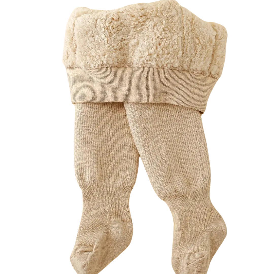 Thick cotton winter tights for children