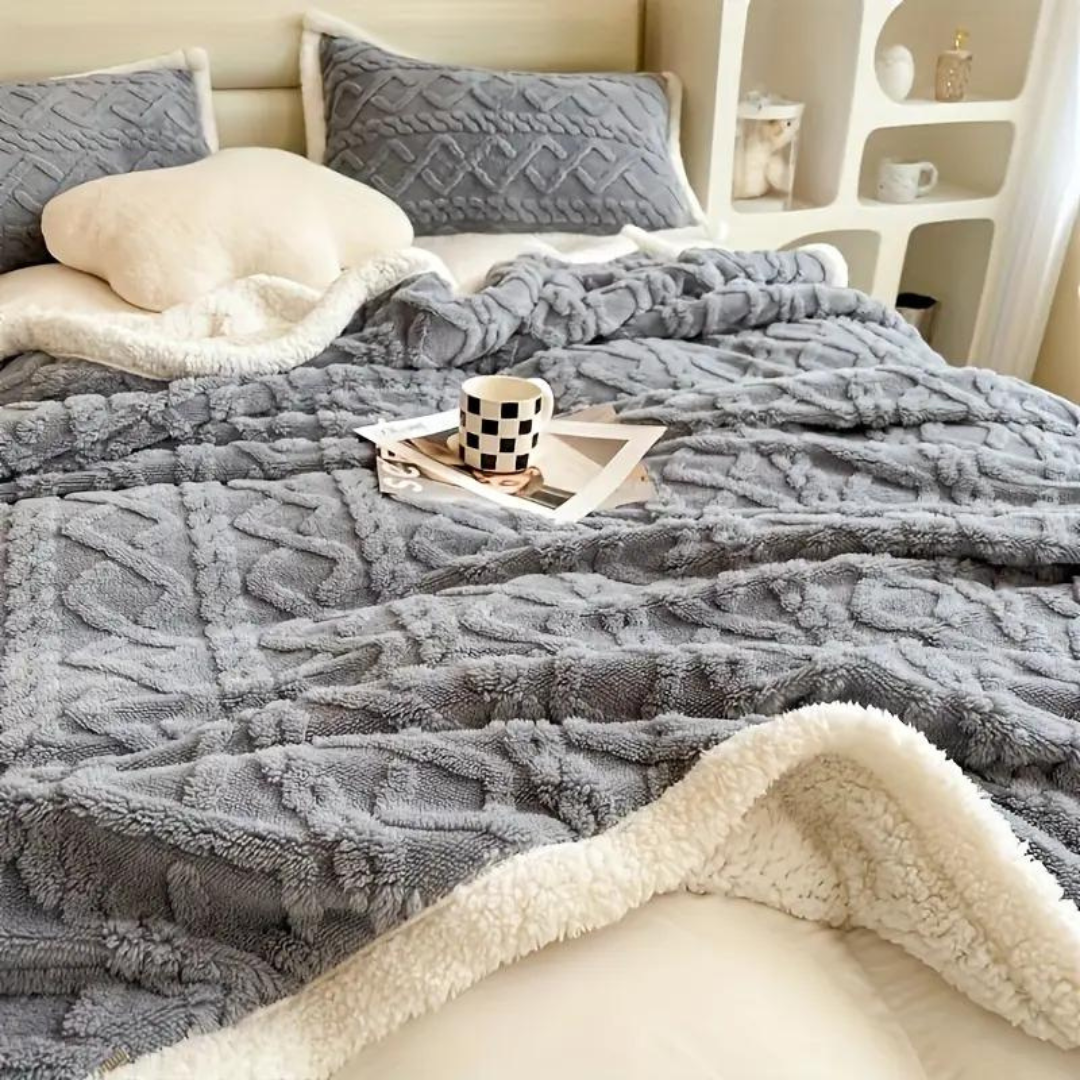 Thick warm blanket for the home