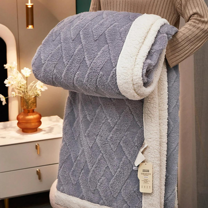 Thick warm blanket for the home