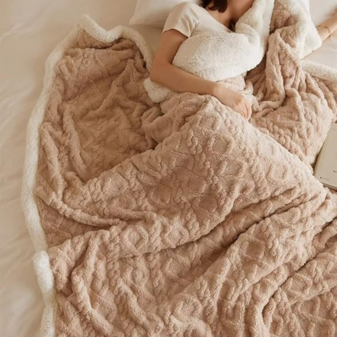 Thick warm blanket for the home