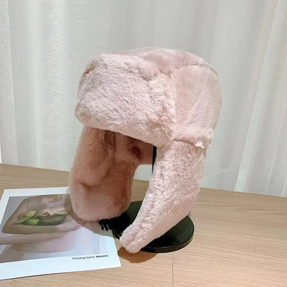 Thickened warm hat for ladies