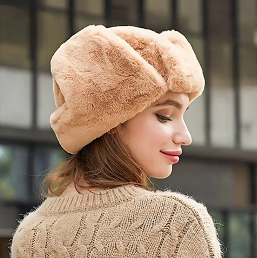 Thickened warm hat for ladies