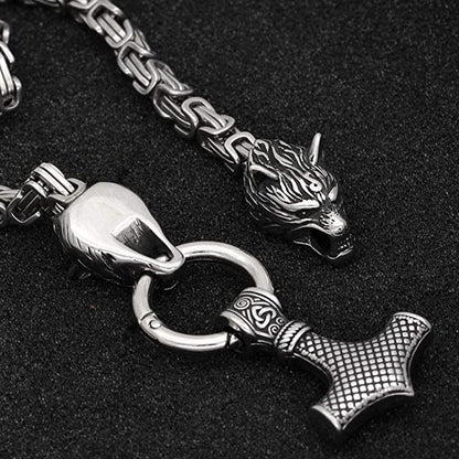 Thor Hammer Pendant Necklace