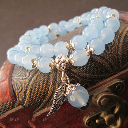 Tibetan Blue Fluorite Beads Bracelet