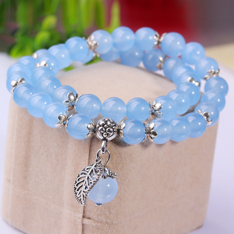 Tibetan Blue Fluorite Beads Bracelet