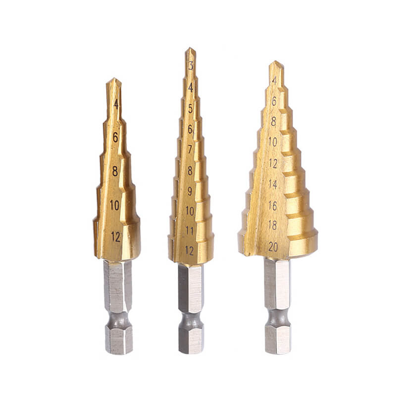 Titanium-coated bit set