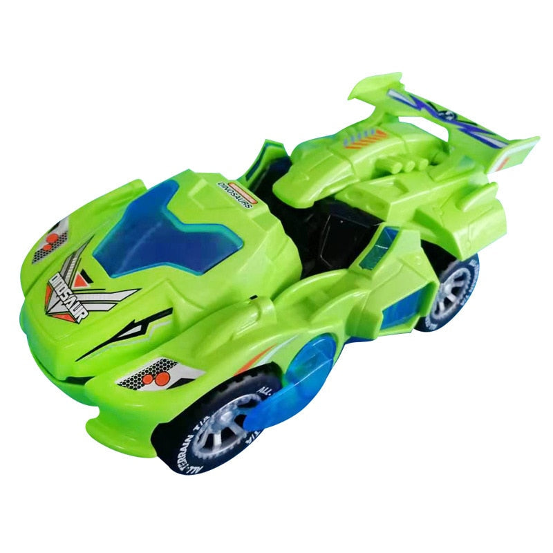 Transforming Dinosaur LED Car