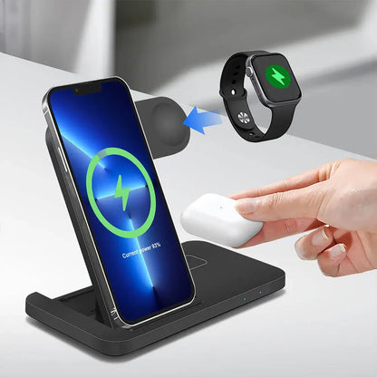 Triple Wireless Charging Stand