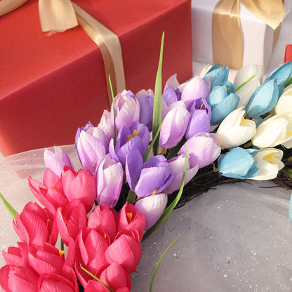 Tulip Spring Wreath