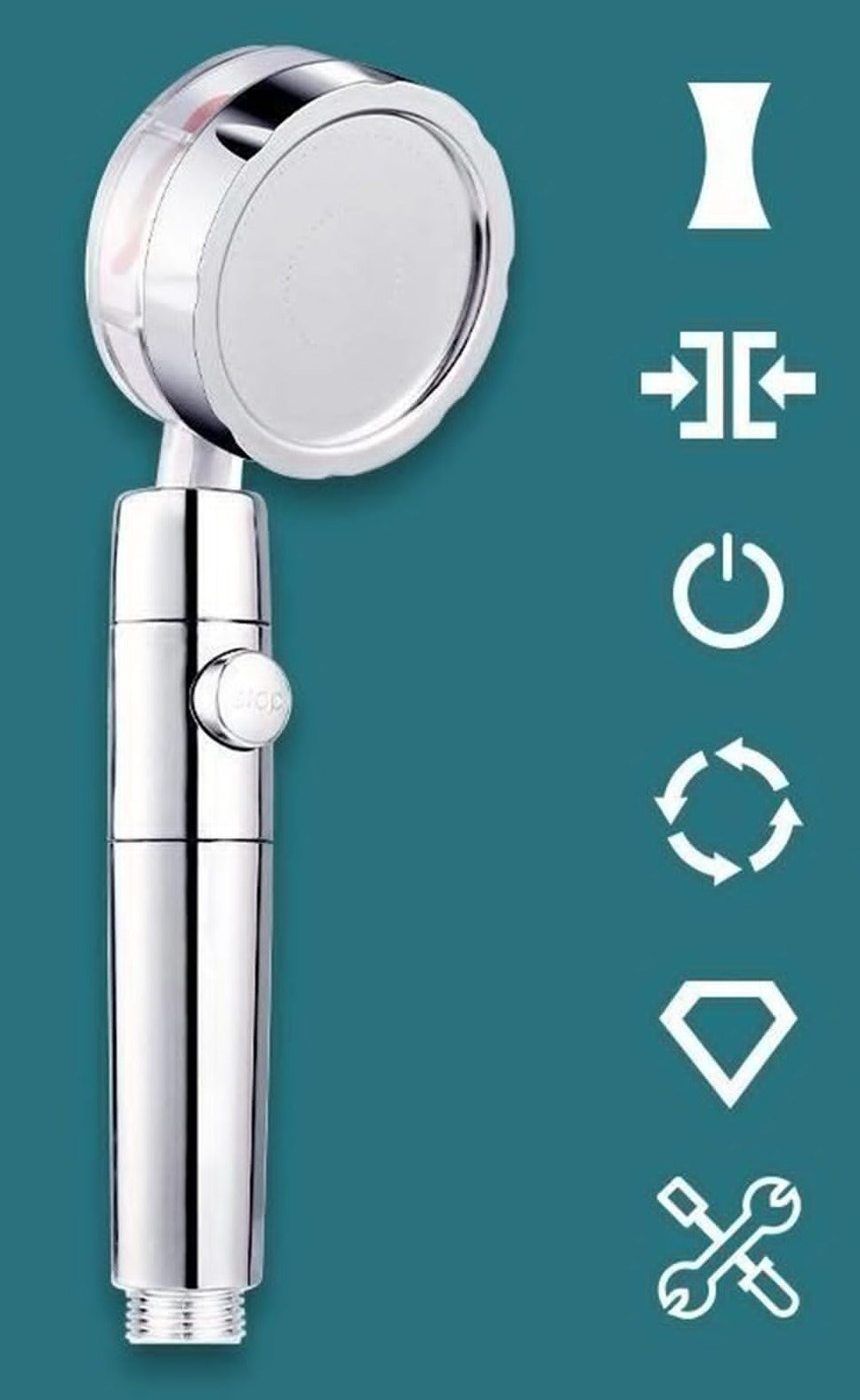 Turbo Flow 360° Showerhead