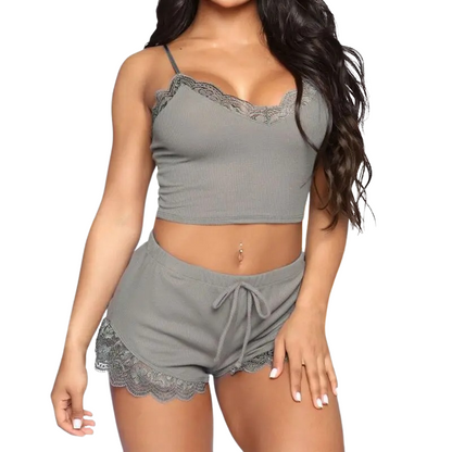 Two-piece sleeveless sleepwear